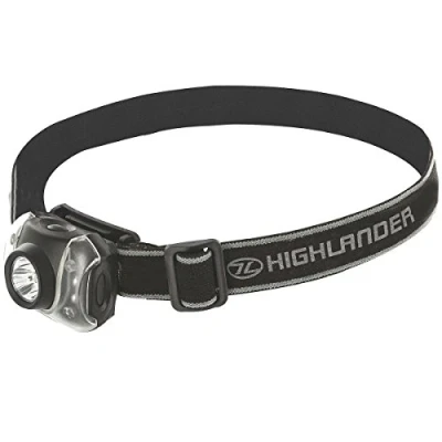 Image of Highlander Flame 3+4 LED Head Torch Black