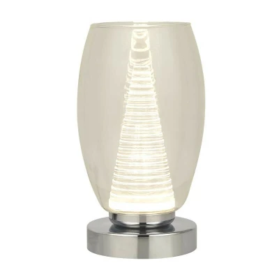 Image of Cyclone 1 Light Table Lamp, Clear Glass 3000K