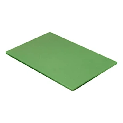 Image of Genware G1812 LDPE Polyethylene Cutting Board, Green, 18 inches Length, 12 Width, 0.5 Height