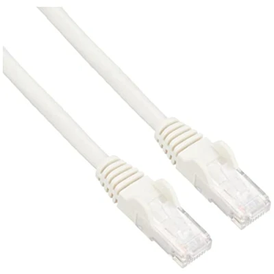 Image of StarTech.com 1.5m CAT6 Ethernet Cable White CAT 6 Gigabit Wire 650MHz 100W PoE RJ45 UTP Network/Patch Cord Snagless w/Strain Relief Fluke Tested/Wiring is UL Certified/TIA (N6PATC150CMWH)