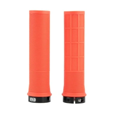 Image of Oxford HG805O Driver Lock On MTB Grips Orange. Bicycle Handlebar Grips.