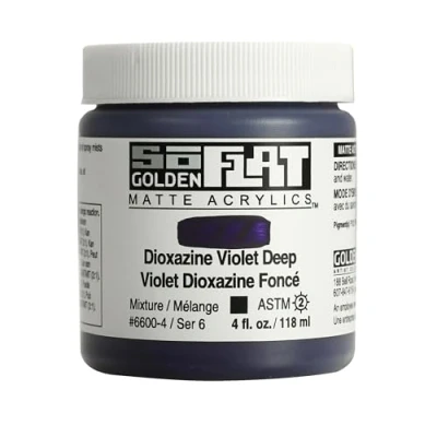 Image of Golden : SoFlat Matte Acrylic Paint 118ml Dioxazine Violet Deep