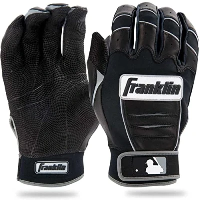 Image of Franklin Sports MLB CFX Pro Baseball Batting Gloves Black Adult Medium
