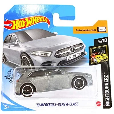 Image of Hot Wheels &#039;19 Mercedes Benz A Class Night Burnerz 5/10 2020 (194/250) Short card