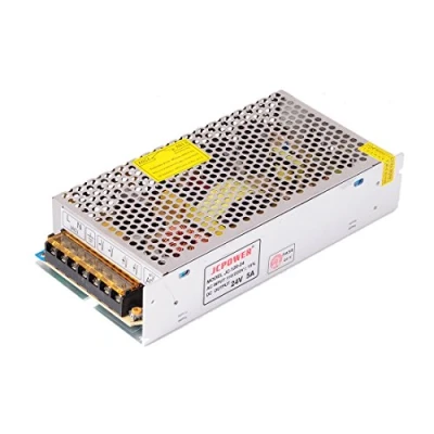Image of BTF LIGHTING 24V 5A 120W Power Adapter Transformer Regulated Switch Supply AC 110V 220V to DC 24 Volt 5amp Converter LED Driver for Light Strip 3D Printer CCTV Camera Security System