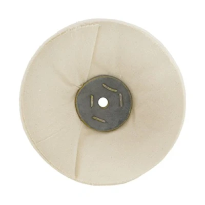 Image of G Loose Unstitched Floppy Final Polishing Mop 6&quot; x 1&quot; 2 Section 3rd Stage