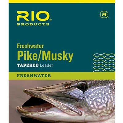 Image of RIO Products Leaders Pike/Musky II 7.5&#039; 20Lb Class Knottable Wire, Clear