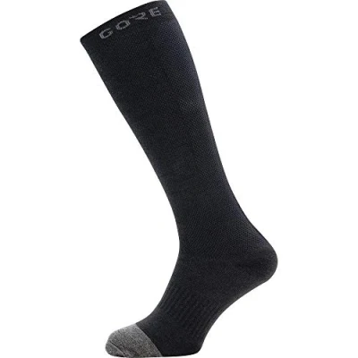 Image of GOREWEAR M Thermo Long Socks, Black/Graphite Grey, 35 37