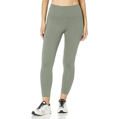 Image of Danskin Women&#039;s High Rise Contour Bonded Ankle Leggings, Agave Green, S