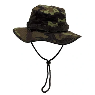 Image of MFH Men&#039;s GI Ripstop Bush Hat Czech Woodland Size XL