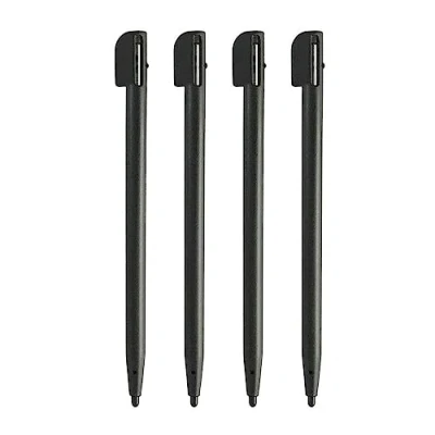 Image of 4x Black Replacement Stylus Touch Screen Pens, Compatible with Nintendo DS Lite (DSL)