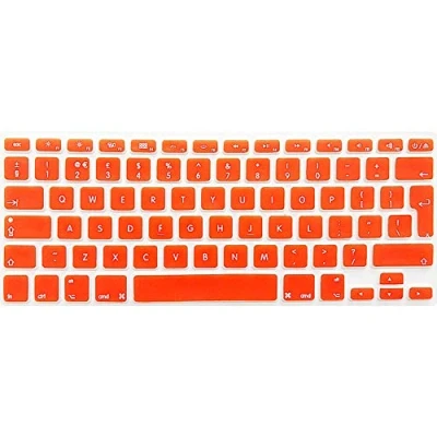Image of FINDING CASE EU/UK Keyboard Cover for MacBook Pro 13/15 Inch with/without Retina Display&amp; with CD Rom &amp;Older Air 13 A1466/A1369 Adhesive Skin (Orange)