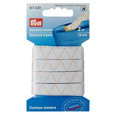 Image of Prym Elastic, White, 12 mm, weiß, 2 m