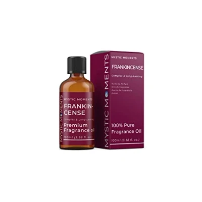 Image of Mystic Moments Frankincense Fragrance Oil 100ml Perfect for Soaps, Candles, Bath Bombs, Burners, Diffusers and Skin &amp; Hair Care Items