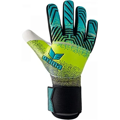 Image of Erima Flex RD Robusto Goalkeeper Gloves Petrol/Lime/Black, 8, 5