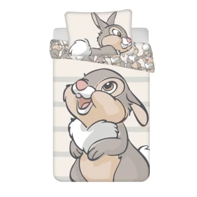 Image of Jerry Fabrics Rabbit Klopfer Baby Bedding Set 100 x 135 cm + 40 60