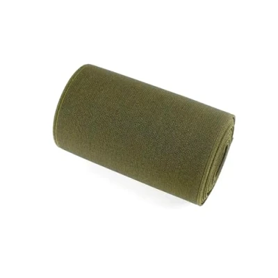 Image of ELSKBRUN 2 Meters 10 cm Wide Color Elastic Band Soft Stretch Rubber Webbing for Clothes DIY Sewing Accessories, Army Green, 10cm