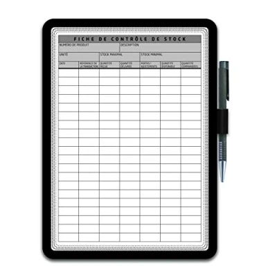 Image of Tarifold Magneto DIN A4 Removable Adhesive Back with Pen Holder Black