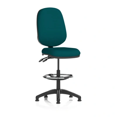 Image of Eclipse Plus II Lever Task Operator Chair Kingsfisher Draughtsman Kit