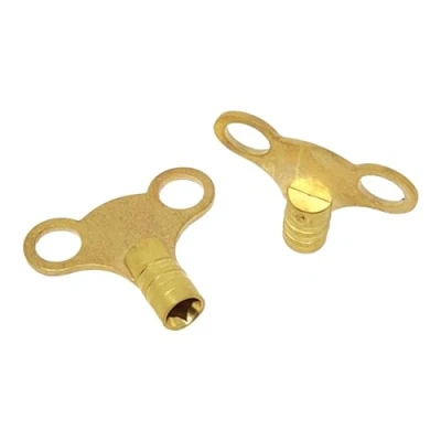 Image of fiXte® Radiator Plumbing Bleed Bleeding Key Keys Solid Brass Vent Venting Air Valve
