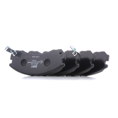 Image of 1620368480, 425430 Brake pad set VALEO 301517 FIRST Front Axle incl. wear warning contact without anti squeak plate MITSUBISHI: OUTLANDER 3