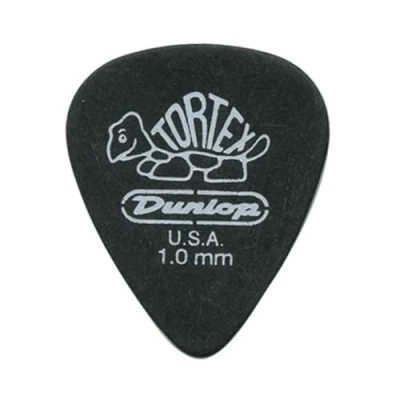 Image of Dunlop 488R1.0 Tortex® Pitch Black, 1.0mm, 72/Bag