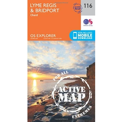 Image of Explorer Active 116 Lyme Regis &amp; Bridport Map With Digital Version