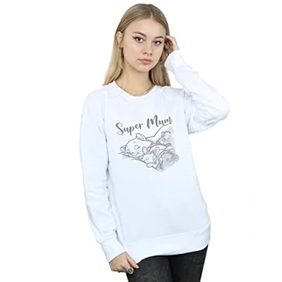 Image of Disney Women&#039;s Classics Marie Super Mum Sweatshirt White Large