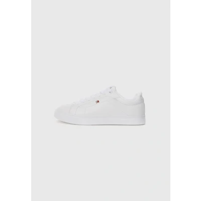 Image of Tommy Hilfiger ICON Court Sneaker Trainers, Women&#039;s, Size: 4, White shoes