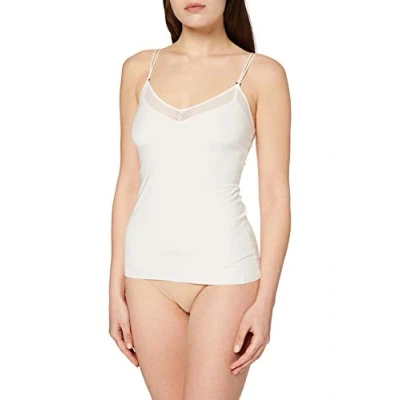 Image of Sloggi Women&#039;s Slo S Silhouette Sh01 Vest, Off White, 32