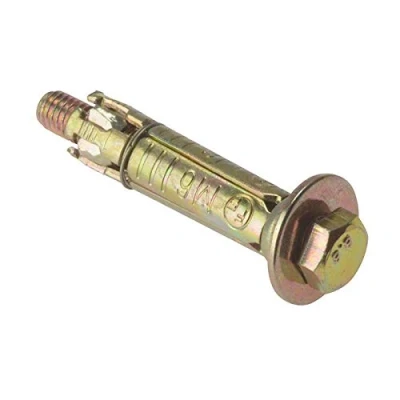 Image of ForgeFix Masonry Anchors Loose Bolts M6 x 40mm Zinc Yellow Passivated Bag 10