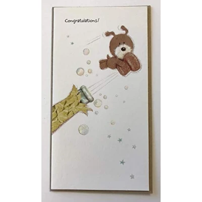 Image of Congratulations, (Woof) Congratulations Greetings Card