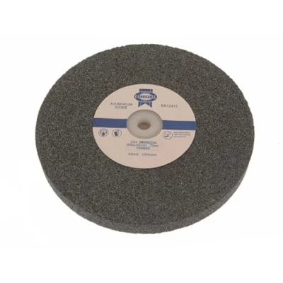 Image of Faithfull FAIGW20020C Bench Grinding Wheel Alox 200mm x 20mm Coarse