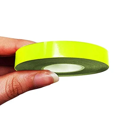 Image of 4R Quattroerre.it 10502 Trim Stripes Adhesive Strips for Cars, Neon Yellow, 10 mm x mt