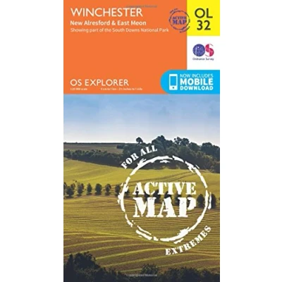 Image of Explorer Active OL32 Winchester, New Alresford &amp; East Meon Map