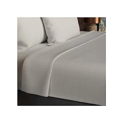 Image of Soleil d&#039;ocre, Flat Sheet Cotton 57 Thread Count 260 x 300 cm Plain Linen