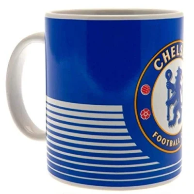 Image of Chelsea FC Ceramic Mug (One Size) (Blue/White)