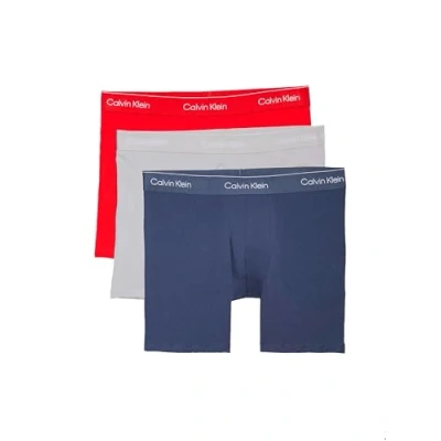 Image of Calvin Klein Mens Boxer Brief Icon Cotton Stretch (3 Pack) VQN XL
