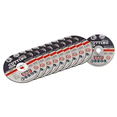 Image of Sealey 75 x 1.2mm Cutting Disc Ø10mm Bore Pack of 10 PTC/3CT10