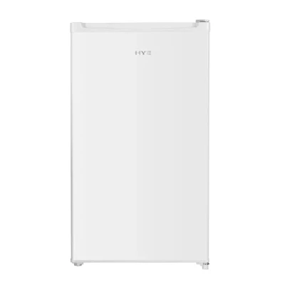 Image of HYE 45cm Under Counter Fridge White Larder, 88L, Quiet 39dB, Salad Drawer, Door Balcony, Racks Small Suitable for an Outbuilding or Kitchen