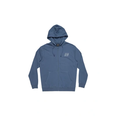 Image of DC Shoes Zipup sweatshirt, Men&#039;s, Size: Large, Byl vintage indigo