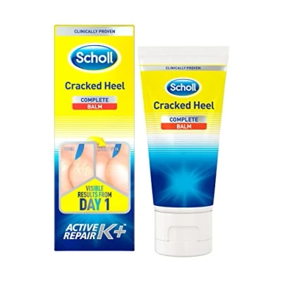 Image of Scholl Cracked Heel Complete Cream with Repair K+, 60ml Moisturising Treatment for Heels and Dry Skin Keratin 1 x 60 ml
