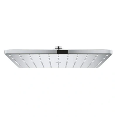 Image of GROHE Rainshower 310 Mono Cube Head Shower, 310mm Water Saving Shower Head, Chrome Finish, Square Shape, 26568000