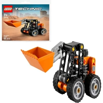 Image of LEGO Technic Skid Steer Loader 30710, Construction Vehicle Building Set, Paperbag