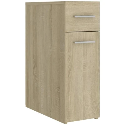 Image of vidaXL Apothecary Cabinet Sonoma Oak 20x45.5x60 cm Engineered Wood