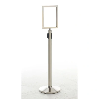 Image of Obex Barriers Stainless Steel Sign Board
