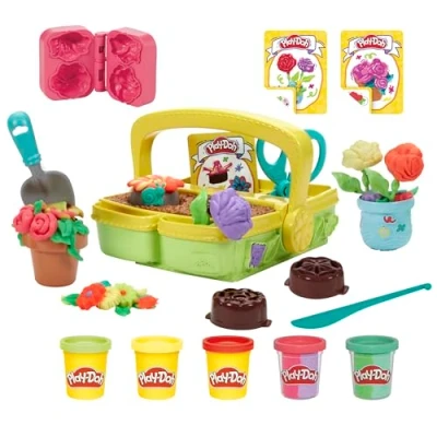 Image of Play Doh Blooming Flowers Playset