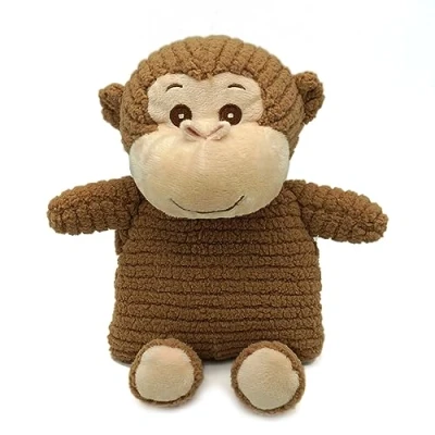 Image of Puckator Monkey Microwavable Plush Lavender Heat Pack Heating Pads Hot and Ice Cold Cool Packs Bag for Sport Injuries Knee Back Pain Bed Warmer Wellness Health Products