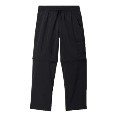 Image of Columbia Youth Boys Silver Ridge Utility Convertible Pant, Hiking Trousers, Black, XXS