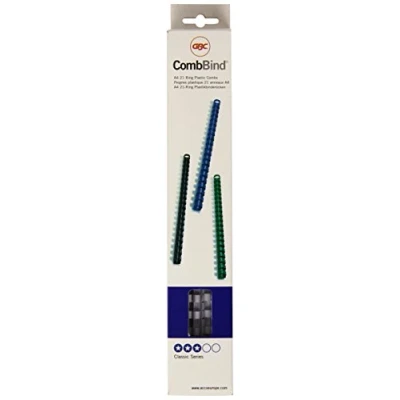Image of GBC CombBind Binding Combs 6mm A4 Red (25 Sheets Capacity)
